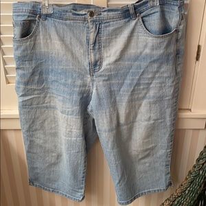 Westport blue jean denim Bermuda shorts #2